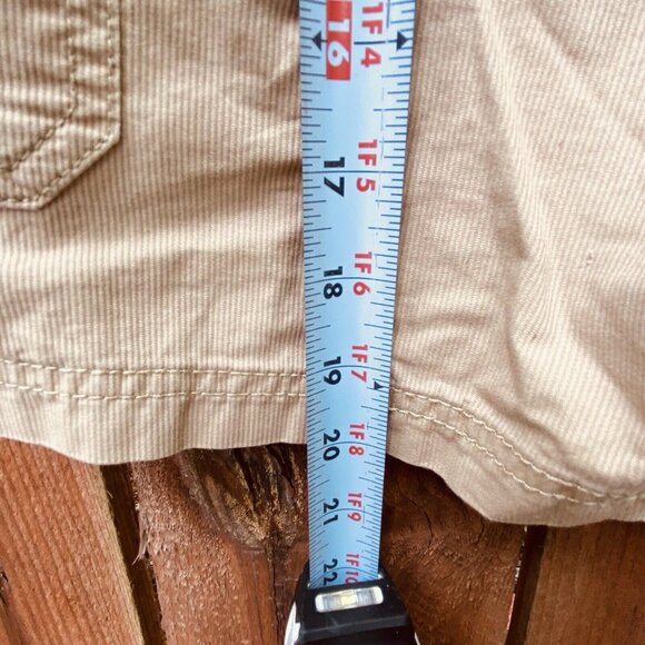 Vans Mens Cargo Shorts Size 28 Beige Cotton Casual Wear With Pockets - Picture 10 of 11